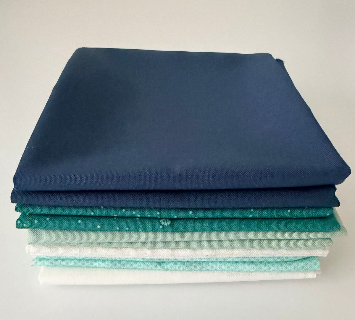 Cool Greens & Jade Bundle Green Fat Quarter Bundle – Jade & Blue Quilting Fabrics – Modern Quilt Fabric Bundle