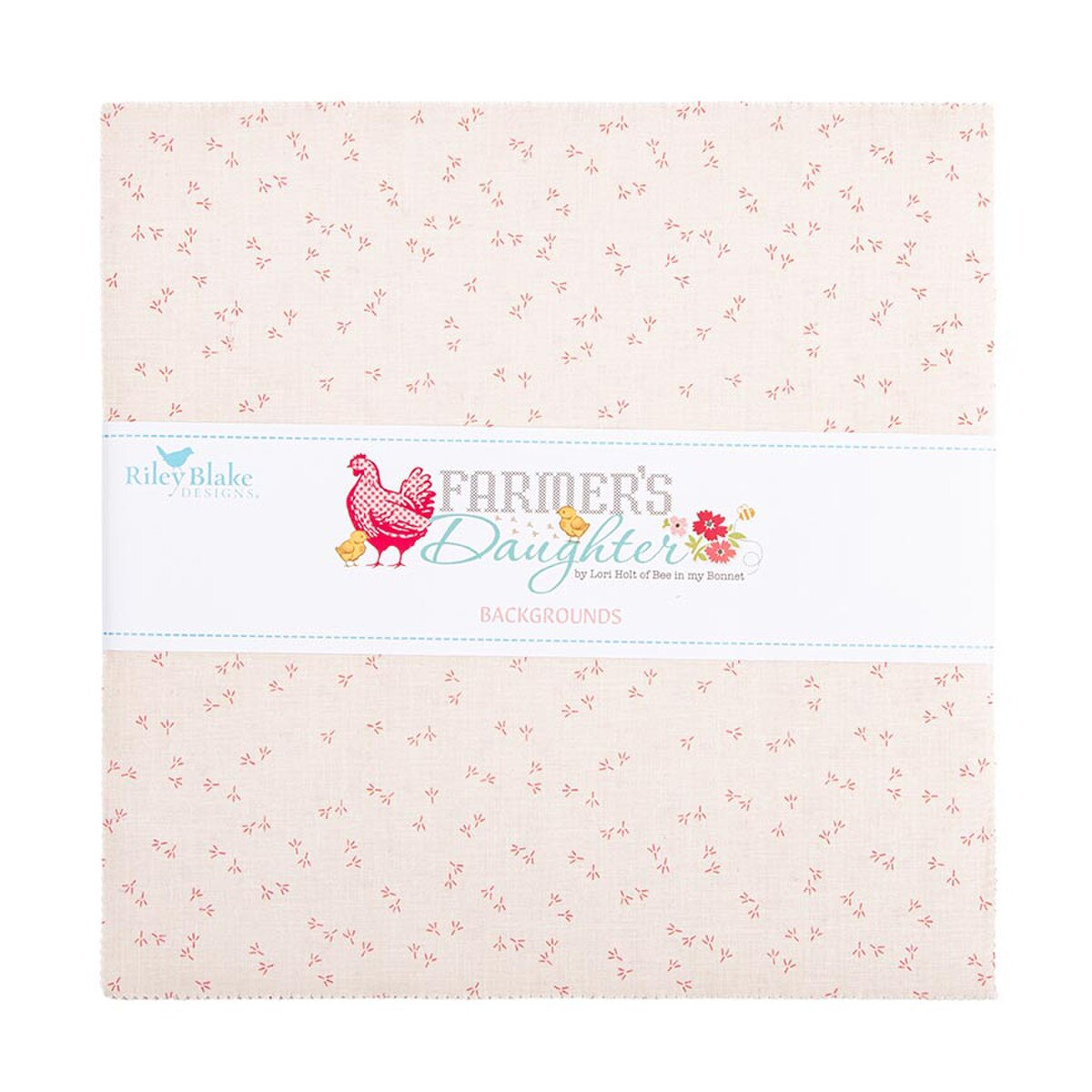 Farmer’s Daughter Backgrounds 10” Stacker – Lori Holt 10 Inch Fabric Squares – Riley Blake Designs Precut Quilt Fabric (42 pc