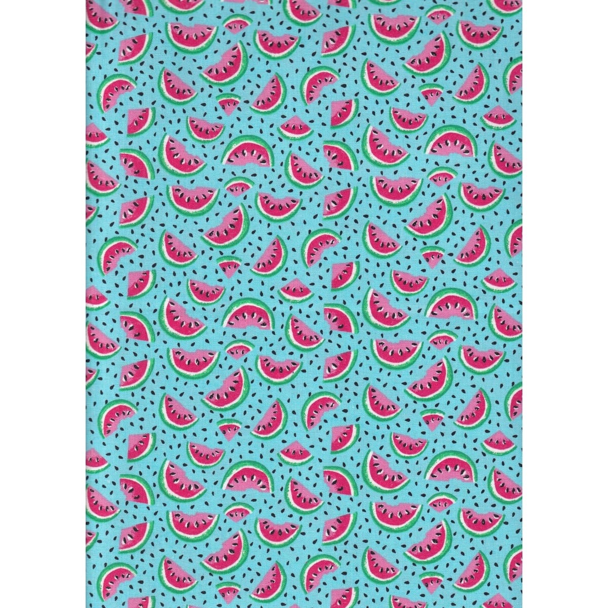 Fabric Traditions Watermelons on Blue Fabric by the Yard – 100% Cotton