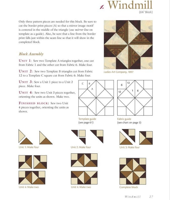 Golden Album Quilt: 20 Patchwork Patterns