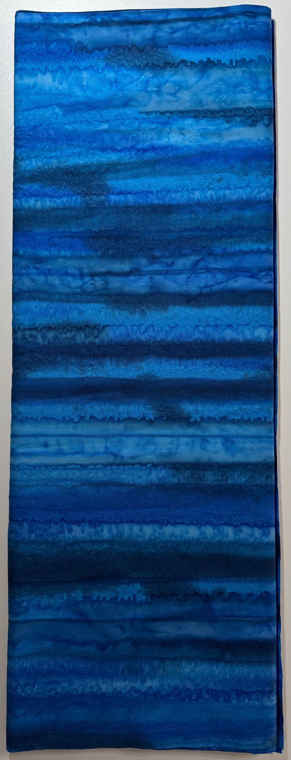 Royal Blue Tonal Stripe Batik Fabric