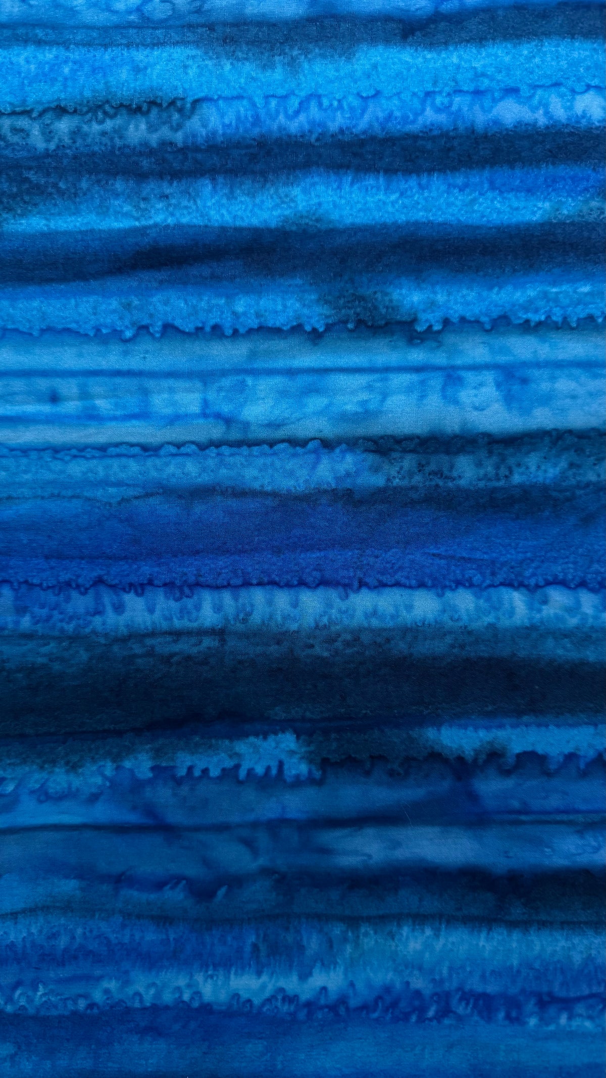 Royal Blue Tonal Stripe Batik Fabric