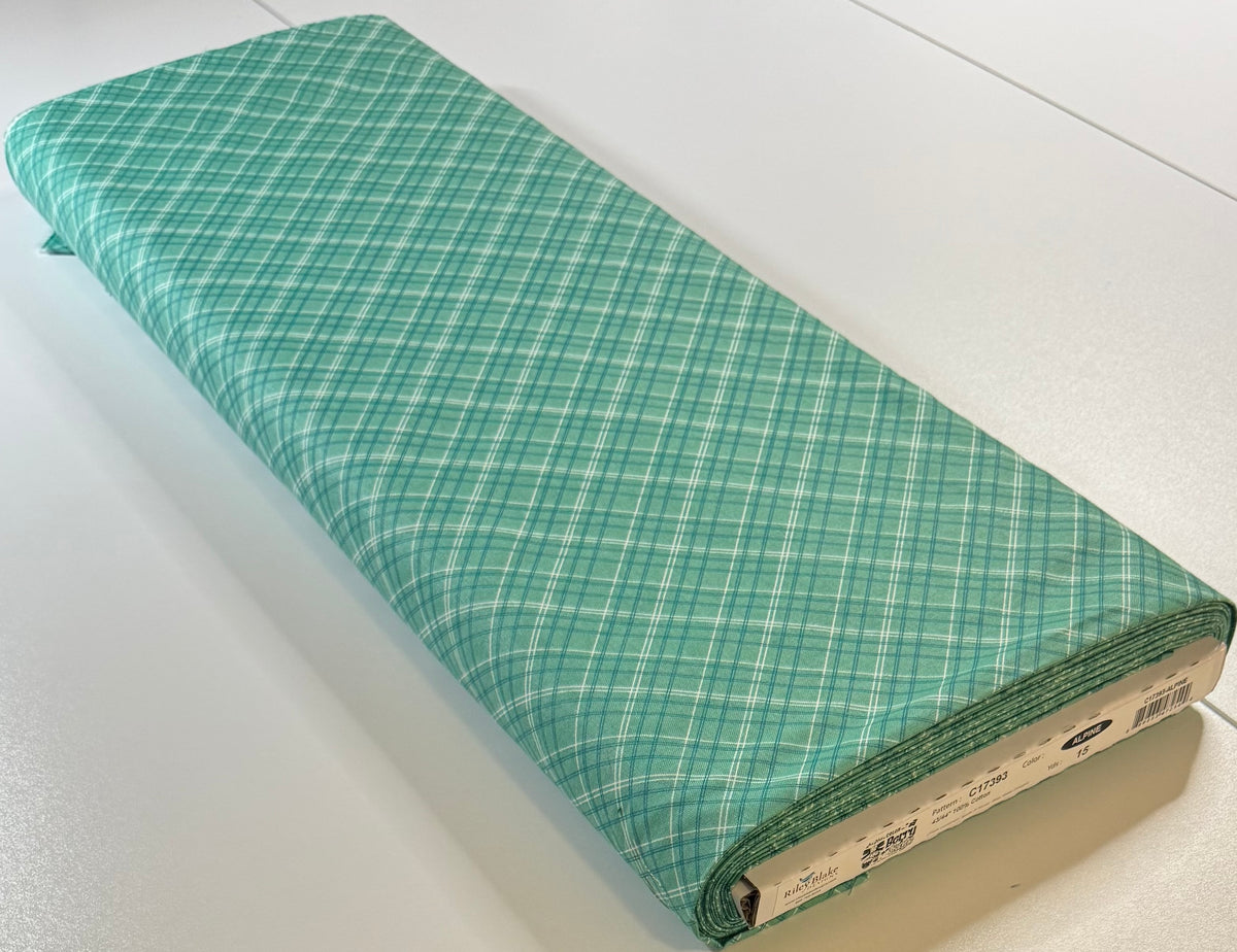 Lori Holt Berry & Sage Plaid Alpine Fabric by the half Yard – Riley Blake Designs Quilting Cotton