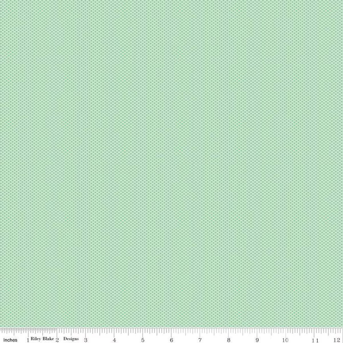 Riley Blake Hint of Mint Fabric – Micro Blender Print – Soft Green Quilting Cotton by the Yard – Low Volume Texture Fabric