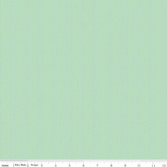 Riley Blake Hint of Mint Fabric – Micro Blender Print – Soft Green Quilting Cotton by the Yard – Low Volume Texture Fabric
